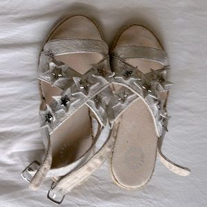 Silver Star Ugg sandals